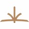 Ekena Millwork Davenport Timber Gable Bracket, Western Red Cedar, 96"W x 52"H x 5 1/2"D x 5 1/2"F, 13/12 Pitch GBW096X52X0606DAV00SWR - alternate 1